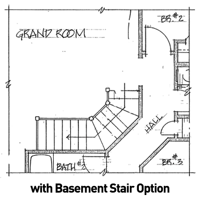 Cape Cod Country Ranch Southern Traditional Alternate Level One of Plan 87817