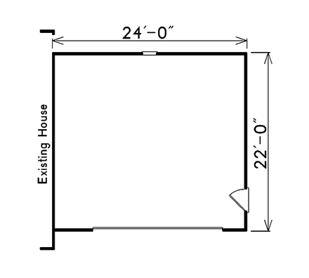 Garage Plan 87836 - 2 Car Garage First Level Plan