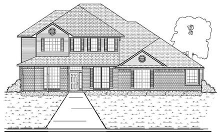 Traditional Elevation of Plan 87929
