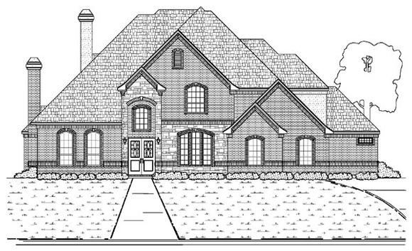 House Plan 87934 Elevation