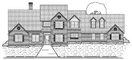 Traditional Elevation of Plan 87946