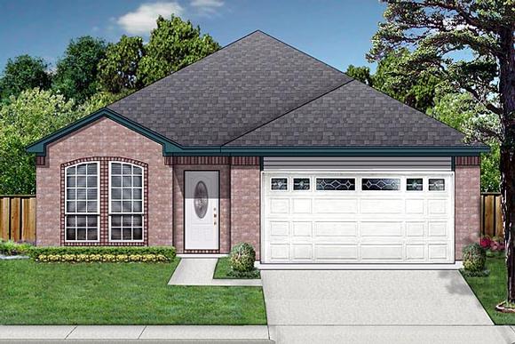 House Plan 87948 Elevation