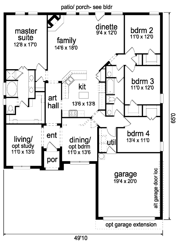 Traditional Level One of Plan 87953