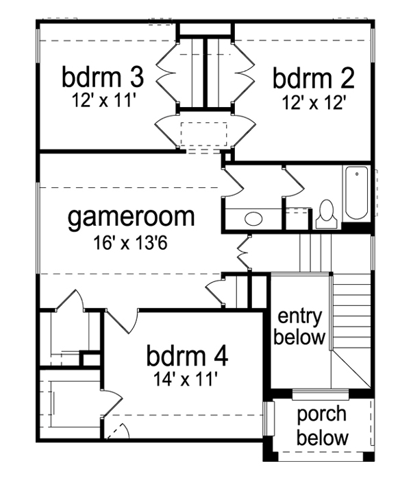 Traditional Level Two of Plan 87990