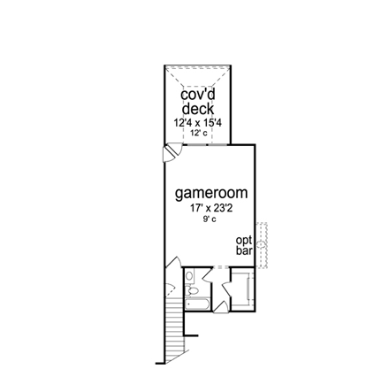 House Plan 87999 Second Level Plan