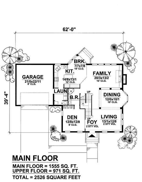Colonial Level One of Plan 88002
