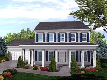 House Plan 88003 Elevation