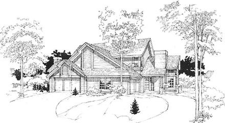 Traditional Elevation of Plan 88153