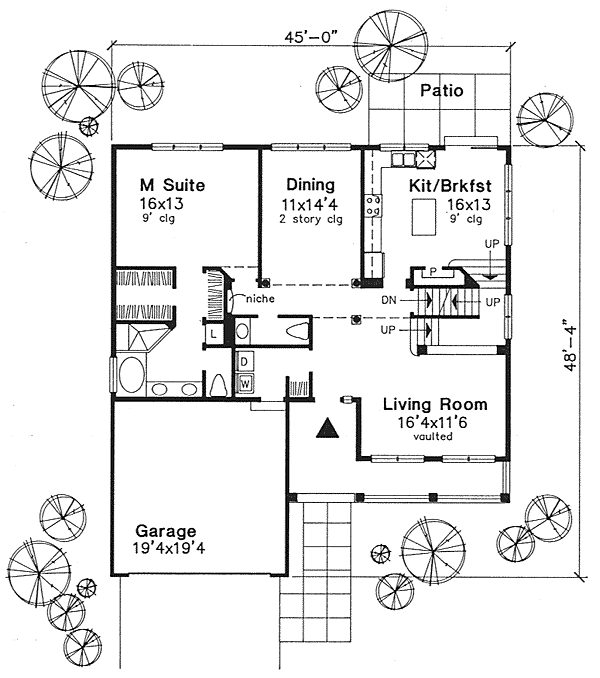 Traditional Level One of Plan 88166