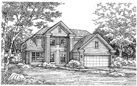 Traditional Elevation of Plan 88167