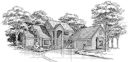 Traditional Elevation of Plan 88172