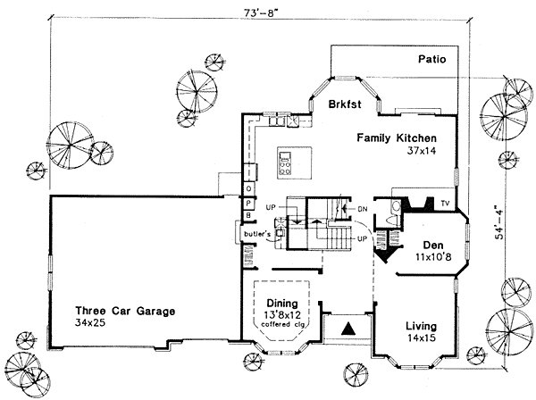 Traditional Level One of Plan 88180