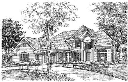 Traditional Elevation of Plan 88183