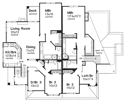 Traditional Level Two of Plan 88185