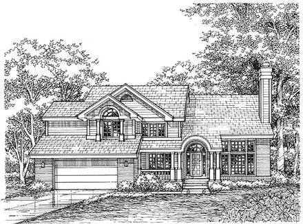 Traditional Elevation of Plan 88194