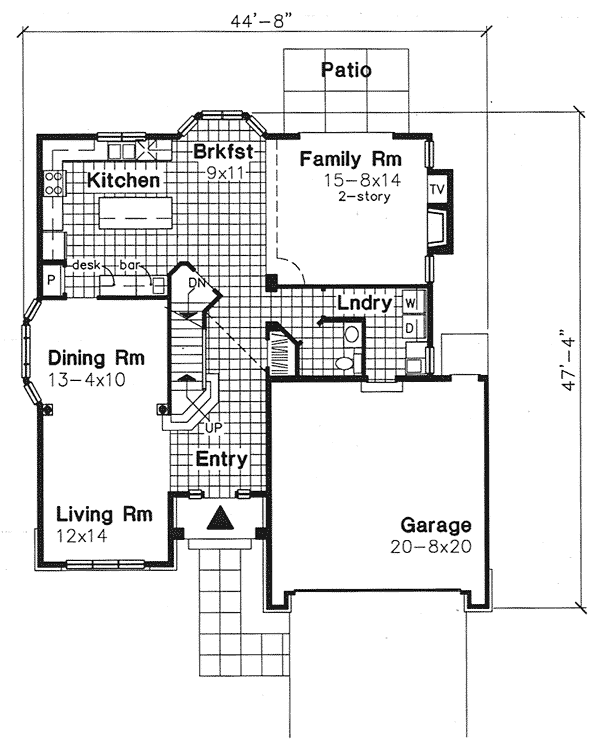 Traditional Level One of Plan 88202