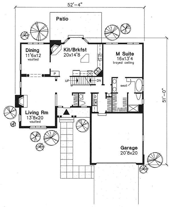 Traditional Level One of Plan 88204