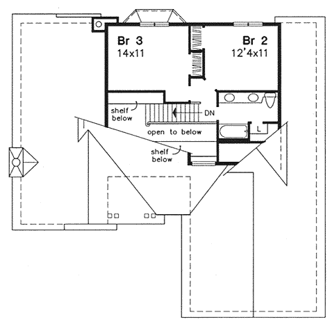 Traditional Level Two of Plan 88204