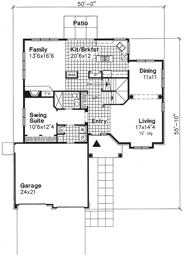 Traditional Level One of Plan 88210
