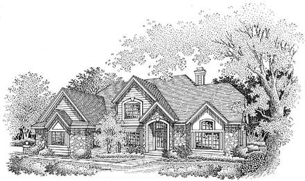 House Plan 88215 Elevation