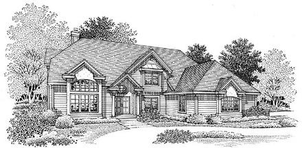 Traditional Elevation of Plan 88216