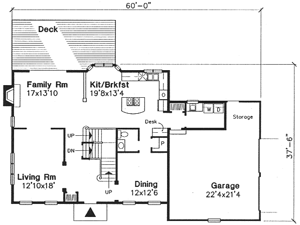 Colonial Level One of Plan 88223
