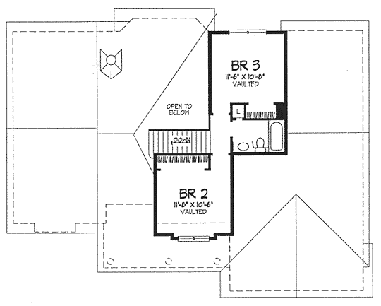 Country Traditional Level Two of Plan 88240