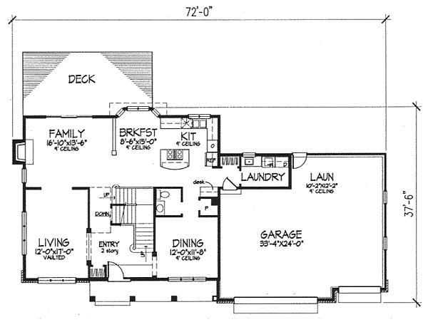 Traditional Level One of Plan 88249