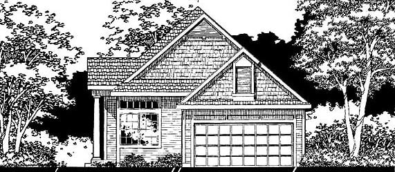 Plan 88319 | Traditional Style with 3 Bed, 2 Bath, 2 Car Garage