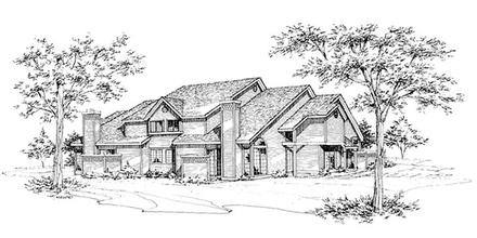 Traditional Elevation of Plan 88407