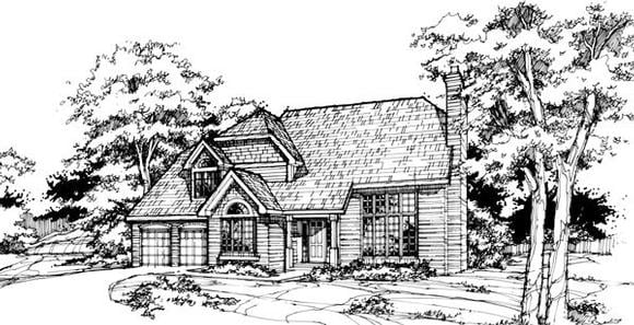 House Plan 88421 Elevation