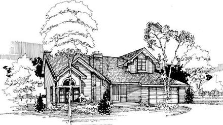 Traditional Elevation of Plan 88439
