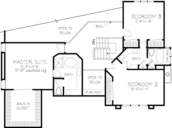 Contemporary Level Two of Plan 88442