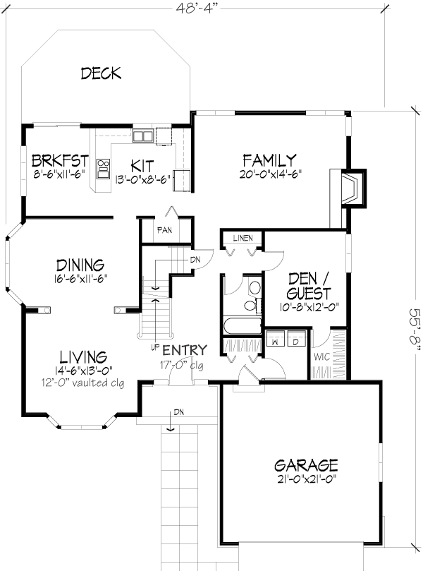 Traditional Level One of Plan 88452