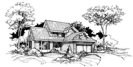 Traditional Elevation of Plan 88452