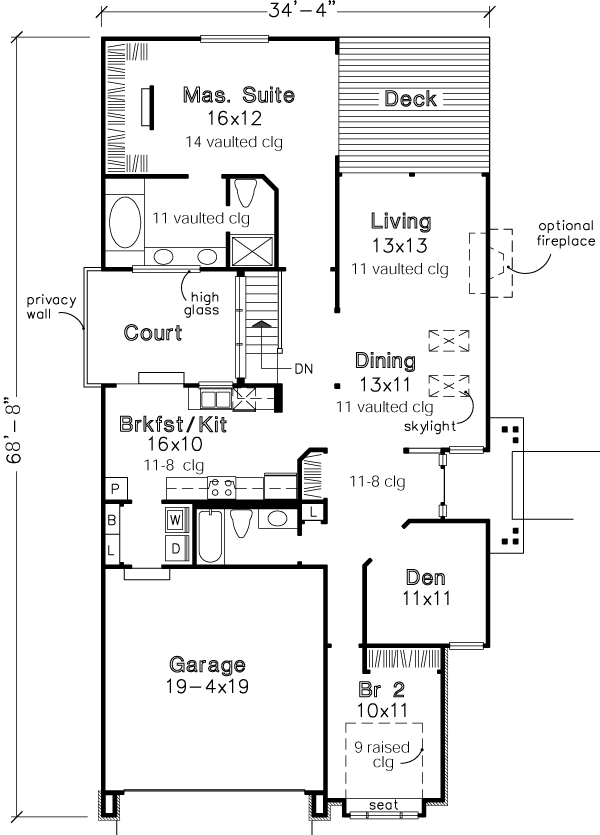 Traditional Level One of Plan 88469