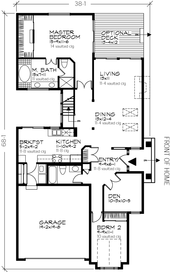 Traditional Level One of Plan 88470