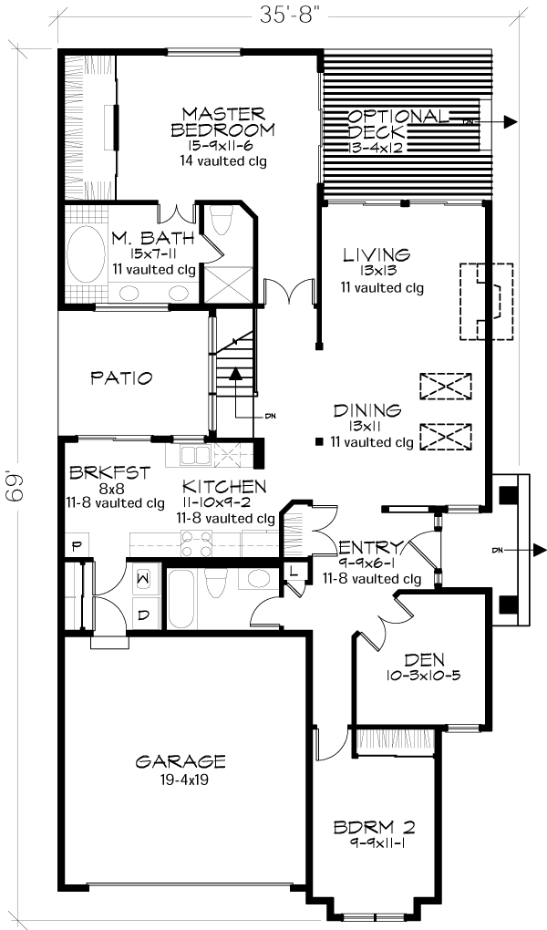 Traditional Level One of Plan 88471