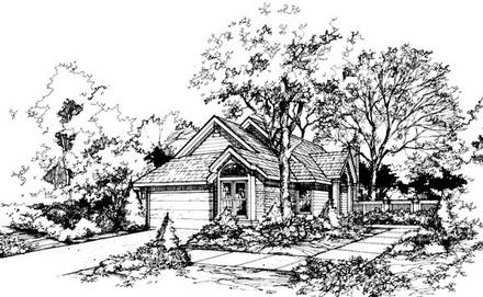 Traditional Elevation of Plan 88471