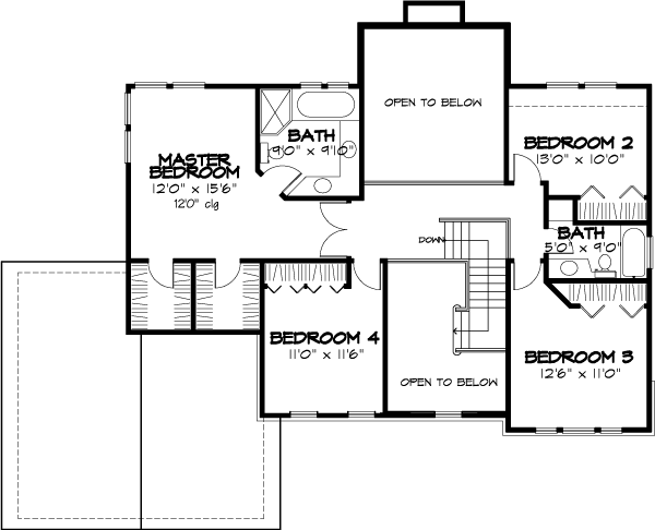 Colonial Traditional Level Two of Plan 88472
