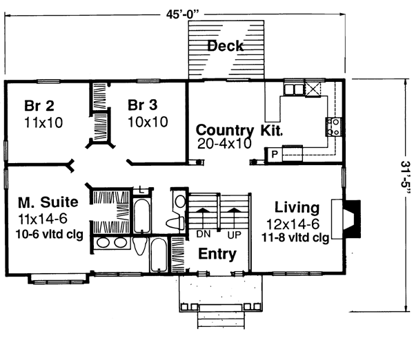 Traditional Level One of Plan 88477