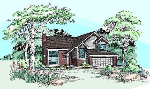 House Plan 88489 Elevation