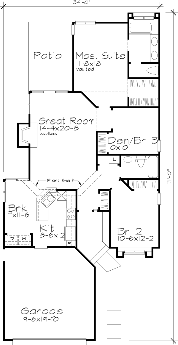 Florida Mediterranean Level One of Plan 88499