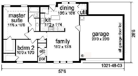 Traditional Level One of Plan 88600