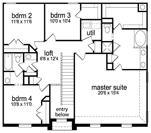 Traditional Level Two of Plan 88620