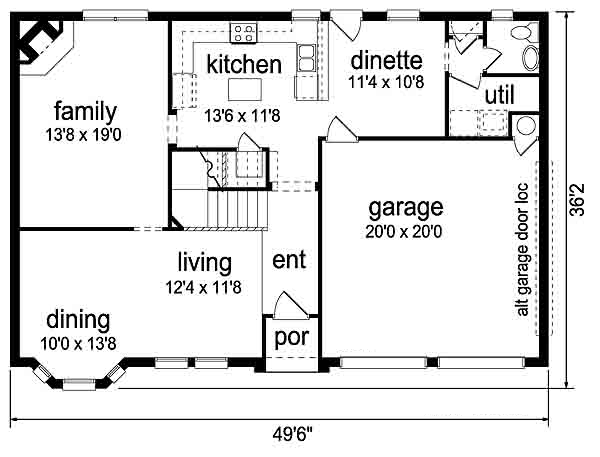 Traditional Level One of Plan 88621