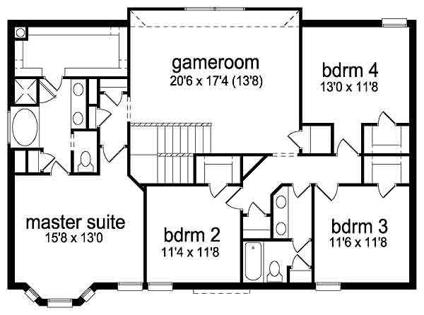 Traditional Level Two of Plan 88621