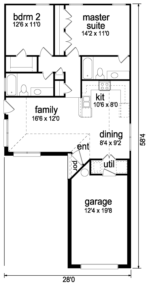 Traditional Level One of Plan 88633