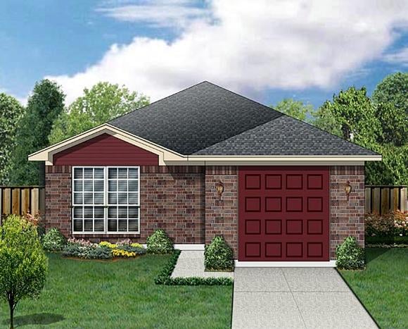 House Plan 88633 Elevation