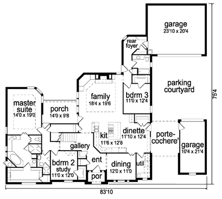 First Level Plan